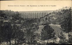 CPA Environs d'Aix en Provence Roquefavour La Valle de l'Arc et l'Aqueduc 