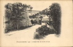 CPA Roquefavour L'Arrivee du Cote d'Aix 