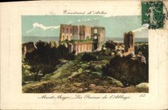 CPA Mont Major Les ruines de l'Abbaye 