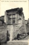 CPA Les Baux Croisee Renaissance Ancien Temple 