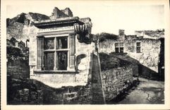 CPA Les Baux Restes d'un temple protestant Fenetre Reneissance 
