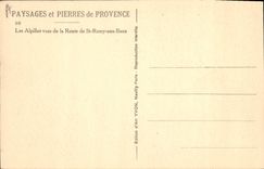 CPA Paysages et Pierres de Provence Les Alpilles vues de la Route de St Remy aux Baux