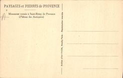 CPA Paysages et Pierres de Provence Monument romain a Saint Remy de Provence Plateau des Antiquites 