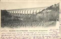 CPA Environs d'Aix en Provence Pont Acqueduc de Roquefavour 