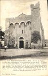 CPA Les Saintes Maries de la Mer Entree de l'Eglise 