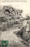 CPA Les Baux Rochers des Bringasses sur lesquels Marius vainqueur des Teutons 
