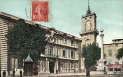 CPA Aix en Provence la Mairie de la Tour de l'Horloge 