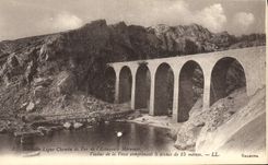 CPA Roquefavour L'Aqueduc Chemin de Fer 