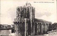 CPA Eglise des Saintes Maries de la MER 