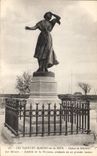 CPA Les Saintes Maries de la Mer Statue de Mireille par Mercier 