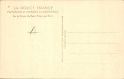 CPA LA DOUCE FRANCE Paysages et pierres de Provence Sur la route de Saint REmy aux Baux