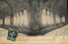 CPA Environs d'Arles Cloitre du Couvent de Montmajor 