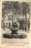 CPA Aix en Provence Fontaine d'Eau chaude Cariatides de l'Hotel d'Espagnet 