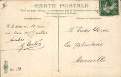 CPA Aix en Provence Statue de Mirabeau dans la cour de la mairie