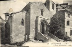 CPA La Provence les Baux l'eglise Saint Vincent 