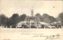 CPA Aix en Provence la fontaine de la Rotonde 
