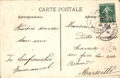 CPA Aix en Provence Place de la Mairie Tour de l'Horloge 