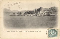 CPA Rade de Marseille le chateau d'If et les Iles du Frioul 