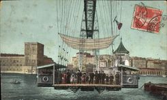 CPA Marseille La nacelle du pont a transbordeur