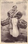 CPA Types Marseillais la Poissonniere  Folklore Femme
