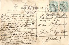 CPA Marseille Exposition Coloniale Tonkin Pavillon des Forets 