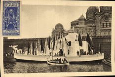 CPA Marseille N D de la Garde fetes du Couronnement 18 21 Juin 1931 la Vierge Couronnee sur son Vais