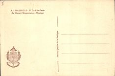 CPA Marseille N D de la Garde au Chevet l'Annonciation Mosaique 