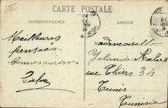 CPA Marseille la Colline de N D de la Garde vue de l'hotel de ville au debut XIX siecle 