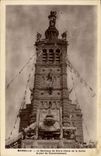 CPA Marseille la Basilique de Notre Dame de la Garde le Jour du Couronnement 