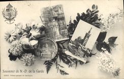 CPA Souvenir de N D de la Garde 