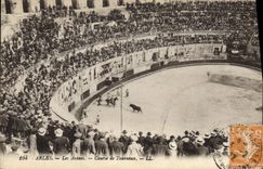 CPA Arles les Arenes course de taureaux Corrida