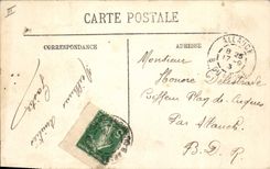 CPA Arles les Arenes combat de taureaux Corrida