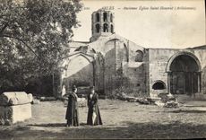 CPA Arles Ancienne Eglise Saint Honorat Arlesiennes Folklore