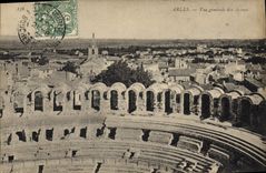 CPA Arles vue generale des Arenes 