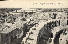 CPA Arles vue generale prise des Arenes 