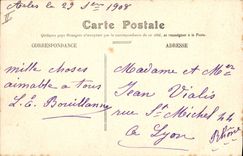 CPA Arles Arenes vue interieure 