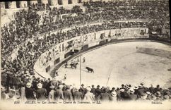 CPA Arles les Arenes Course de Taureaux 