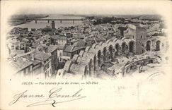CPA Arles vue generale prise des Arenes 