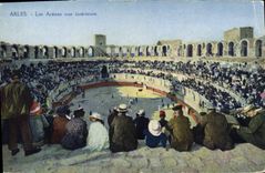 CPA Arles les Arenes vue interieure 