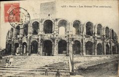 CPA Arles les Arenes vue exterieure 