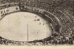 CPA ARLES Les Arenes Course de Taureaux Avant Estocade LL