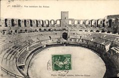 CPA ARLES Vue Interleure Arenes