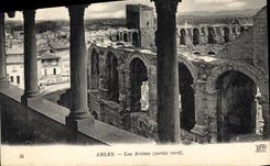 CPA ARLES Les Arenes partie nord