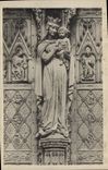 CPA Cathedrale de Strasbourg La Madone au grand portail 