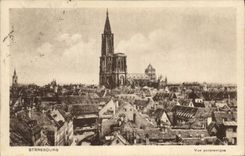 CPA STRASBOURG Vue panoramique