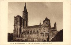 CPA STRASBOURG lA CATHEDRALE FACADE SUD