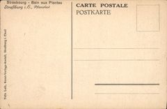 CPA Strasbourg Bain aux plantes