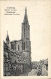 CPA Strassburg Munster Nordseite Strasbourg cote Nord
