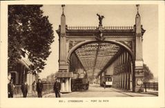 CPA STRASBOUG PONT DU RHIN