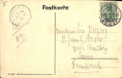 CPA Colmar LE. Partie beim Rosselmann Denkmal